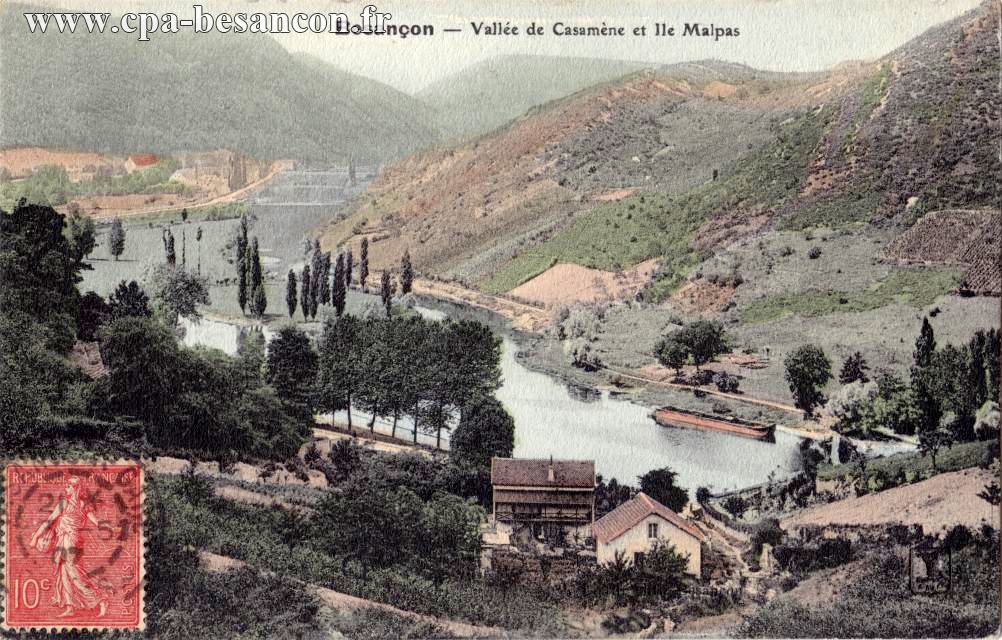 Besançon - Vallée de Casamène et Ile Malpas